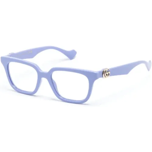 Lila Optische Brille Stilvoll und vielseitig , Damen, Größe: 51 MM - Gucci - Modalova