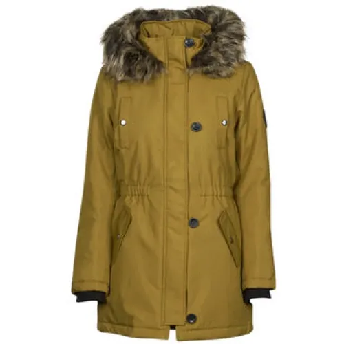 Braune Parka Jacke für Frauen ONLY - Only - Modalova