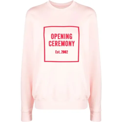 Casual Baumwoll Sweatshirt , Damen, Größe: S - Opening Ceremony - Modalova