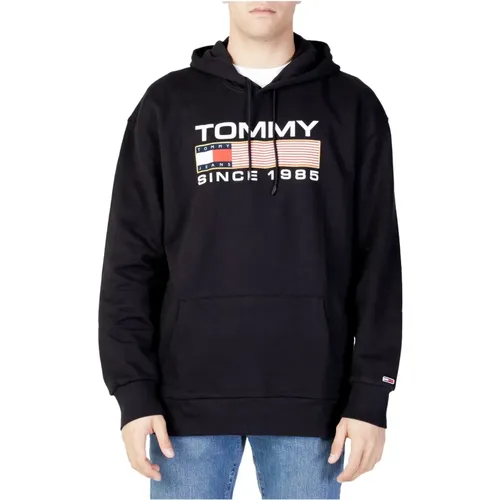 Athletic Bio-Baumwoll Hoodie , Herren, Größe: S - Tommy Jeans - Modalova