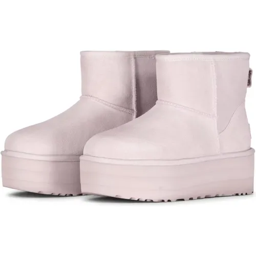 Klassische Mini Plateau Stiefel , Damen, Größe: 38 EU - Ugg - Modalova