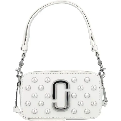 Weiße Pearl Snapshot Damen Handtasche , Damen, Größe: ONE Size - Marc Jacobs - Modalova