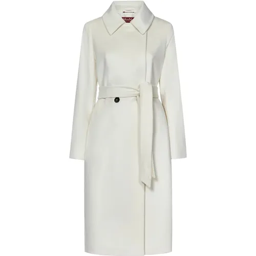 Wool Double-Breasted Coat , female, Sizes: S - Max Mara Studio - Modalova