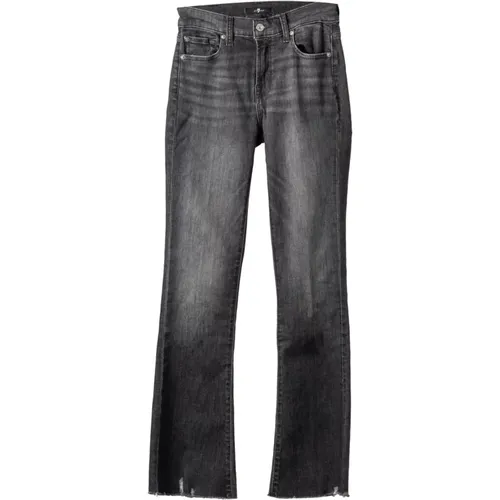 Luxuriöse Bootcut Tailorless Jeans , Herren, Größe: 3XS - 7 For All Mankind - Modalova