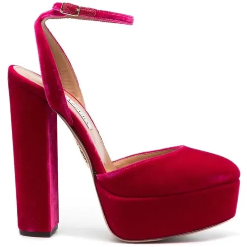 Lightweight Natural Pink Sneakers , female, Sizes: 6 UK, 5 1/2 UK - Aquazzura - Modalova
