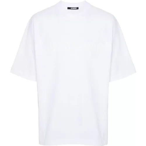 Logo Print Crew Neck T-shirt , male, Sizes: XS, 3XL, M, S, L - Jacquemus - Modalova