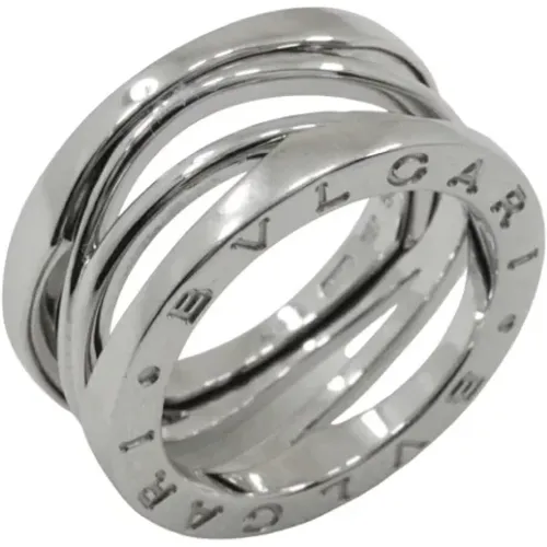 Pre-owned White Gold rings , female, Sizes: ONE SIZE - Bvlgari Vintage - Modalova