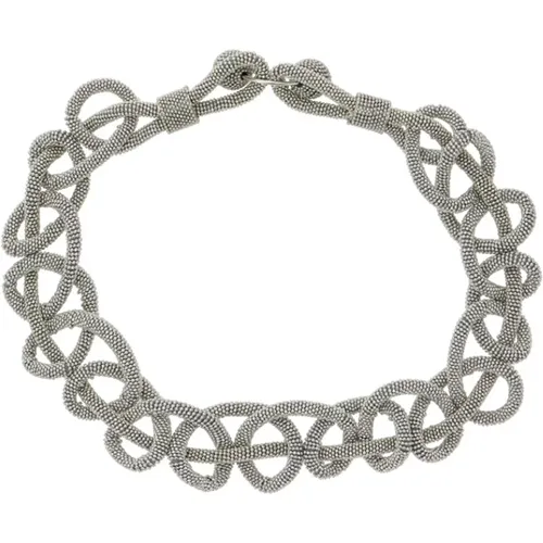 Grey Necklace Collana , female, Sizes: ONE SIZE - Fabiana Filippi - Modalova