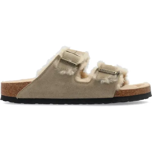 Arizona Shearling Slides - Birkenstock - Modalova