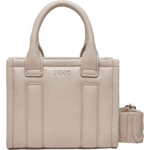 E0015 ecru Tote Tasche mit verstellbarem Riemen - Liu Jo - Modalova