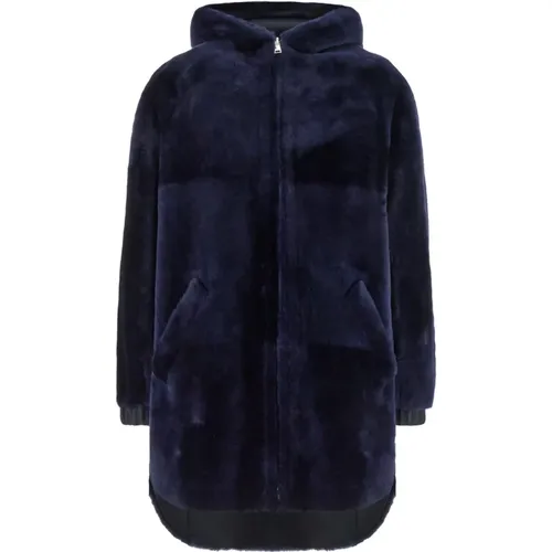 Stylish Fur Coats , female, Sizes: XS - Blancha - Modalova