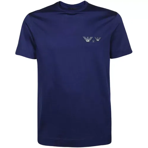 Cotton T-Shirt 6K1T90 1Jsaz - 0938 , male, Sizes: 2XL, 3XL, L - Emporio Armani - Modalova