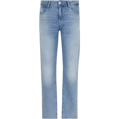 Gerades Jeans , Herren, Größe: W33 - Armani Exchange - Modalova