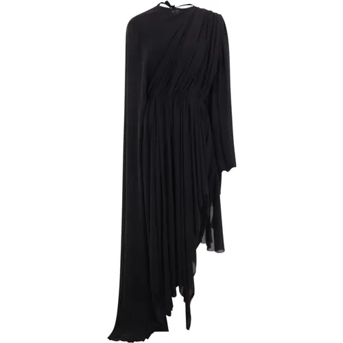 Oversized Draped Dress , female, Sizes: XS, S - Balenciaga - Modalova