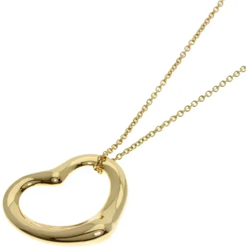 Pre-owned Gold necklaces , female, Sizes: ONE SIZE - Tiffany & Co. Pre-owned - Modalova