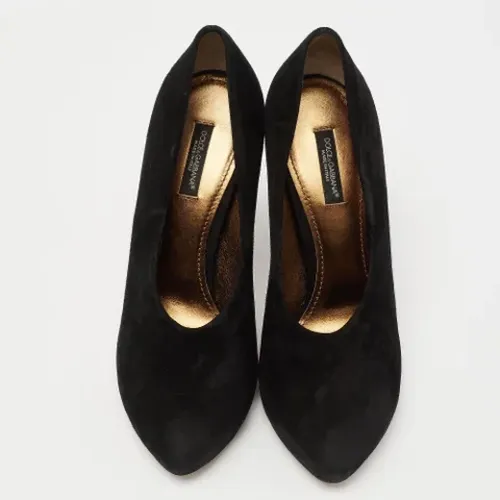 Pre-owned Suede heels , female, Sizes: 5 UK - Dolce & Gabbana Pre-owned - Modalova