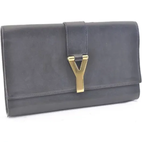 Pre-owned Leder clutches - Yves Saint Laurent Vintage - Modalova