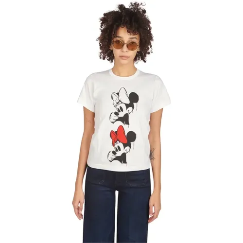Minnie Print T-Shirt , female, Sizes: S - Comme des Garçons - Modalova