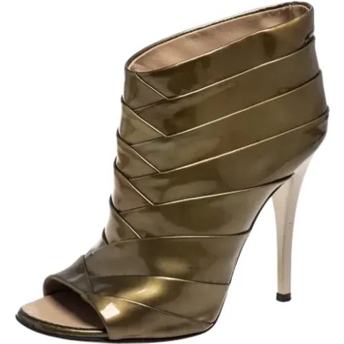Pre-owned Leather boots , female, Sizes: 3 UK - Giuseppe Zanotti Pre-owned - Modalova