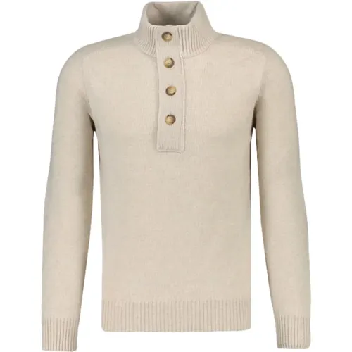 Mock Bot Sweater , male, Sizes: 2XL, M, L, XL - Gran Sasso - Modalova