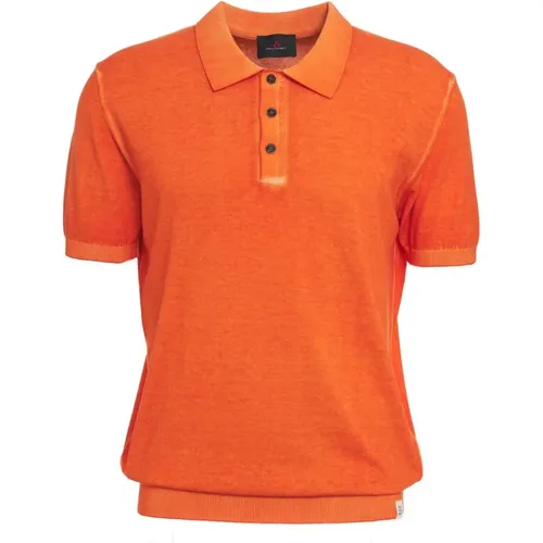 Italienisches Polo Shirt mit Logo-Details , Herren, Größe: XL - Peuterey - Modalova