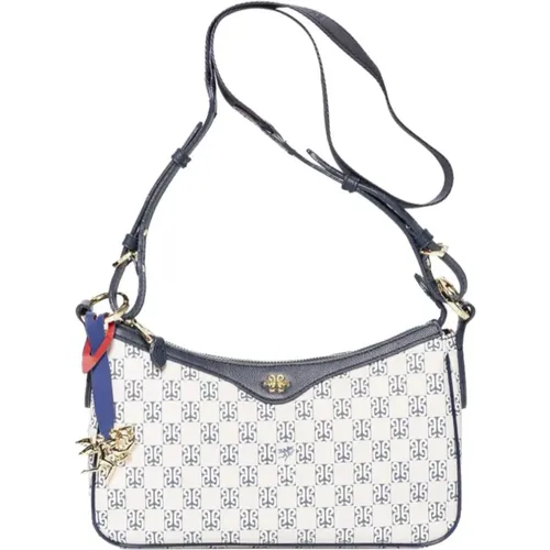 Stylish Shoulder Bag with Monogram Print , female, Sizes: ONE SIZE - Guidi - Modalova