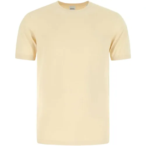 Sand Baumwoll T-Shirt , Herren, Größe: S - Aspesi - Modalova