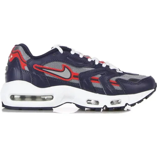 Midnight Navy Low-Top Sneaker with Air Max , male, Sizes: 4 1/2 UK, 6 UK, 9 UK, 11 UK, 12 UK, 5 UK, 11 1/2 UK, 6 1/2 UK, 8 UK, 8 1/2 UK, 10 UK, 7 UK - Nike - Modalova