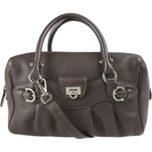 Pre-owned Leather handbags , female, Sizes: ONE SIZE - Salvatore Ferragamo Pre-owned - Modalova