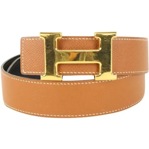 Pre-owned Leather belts , female, Sizes: ONE SIZE - Hermès Vintage - Modalova