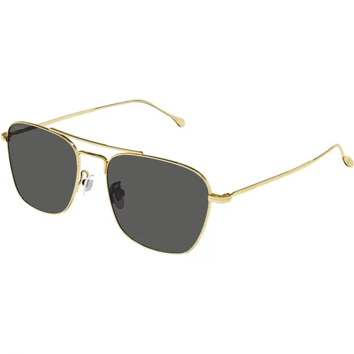 Gold Graue Sonnenbrille Gg1183S , Herren, Größe: 53 MM - Gucci - Modalova