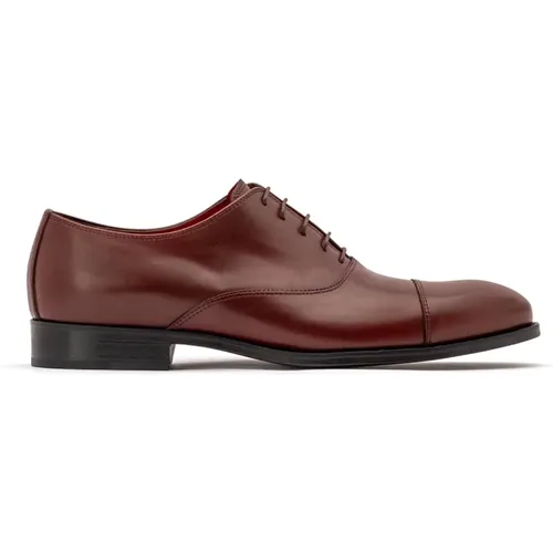 Men Shoes Laced Bordeaux Aw21 , male, Sizes: 8 UK, 9 UK - Alexander 1910 - Modalova