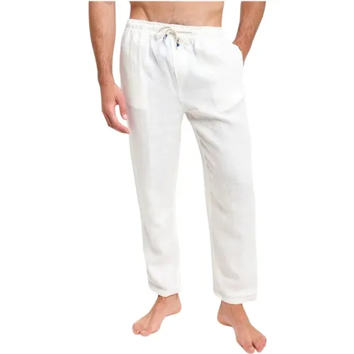 Classic and Refined Linen Trousers , male, Sizes: 2XL, XL - Peninsula - Modalova