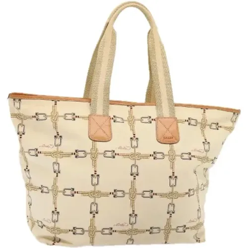 Pre-owned Canvas handbags , female, Sizes: ONE SIZE - Bally Pre-owned - Modalova