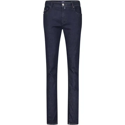 Leonardo Zip Slim-Fit Jeans , male, Sizes: W40, W38, W37 - Tramarossa - Modalova
