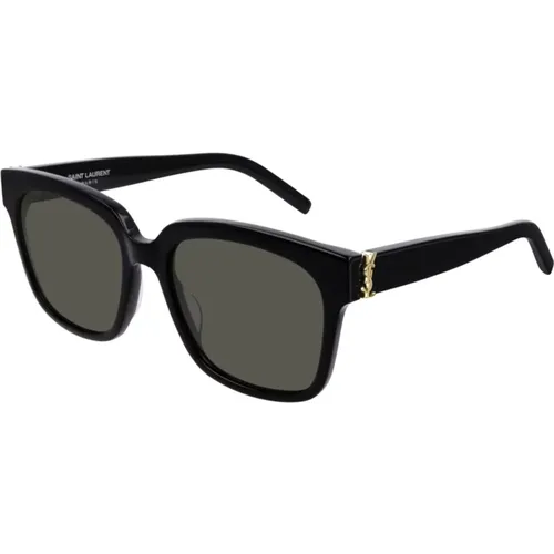 Schwarz/Graue Sonnenbrille SL M40 , Damen, Größe: 54 MM - Saint Laurent - Modalova