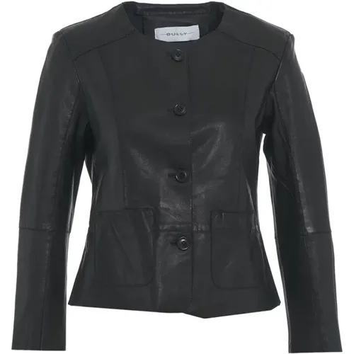 Leather Jacket , female, Sizes: L - Bully - Modalova