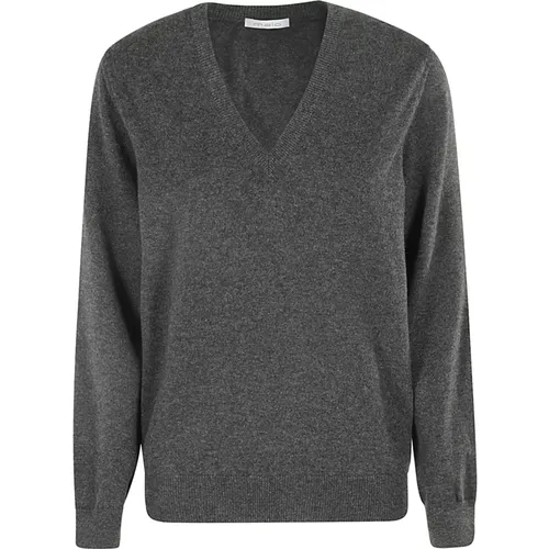 V-neck Sweater , female, Sizes: S, XS - Malo - Modalova