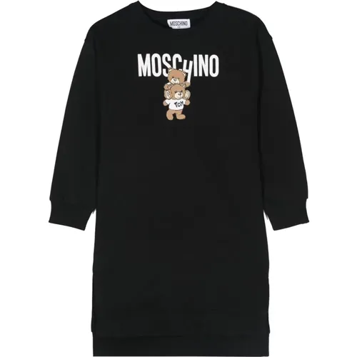 Herzdruck Baumwollkleid Moschino - Moschino - Modalova