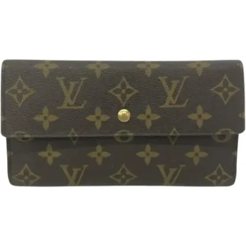 Pre-owned Leather wallets , female, Sizes: ONE SIZE - Louis Vuitton Vintage - Modalova