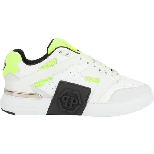 Leder Lo-Top Sneakers in Gelb - Philipp Plein - Modalova