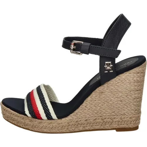 Corporate Wedge Platform Sandalen , Damen, Größe: 40 EU - Tommy Hilfiger - Modalova