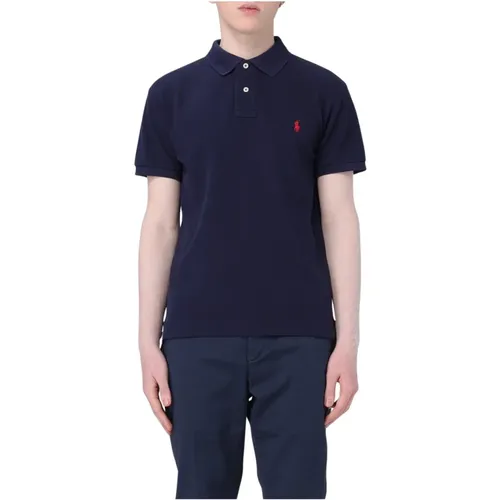 Slim Cotton Polo Shirt , male, Sizes: L, 2XL, M - Polo Ralph Lauren - Modalova