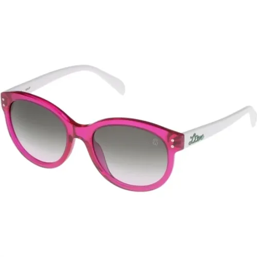 Rosa und transparente Acetat-Sonnenbrille - TOUS - Modalova