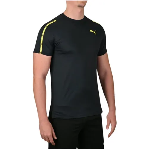 Kurzarm Trainingshirt , Herren, Größe: L - Puma - Modalova