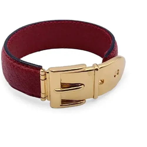 Pre-owned Leather bracelets , female, Sizes: ONE SIZE - Gucci Vintage - Modalova