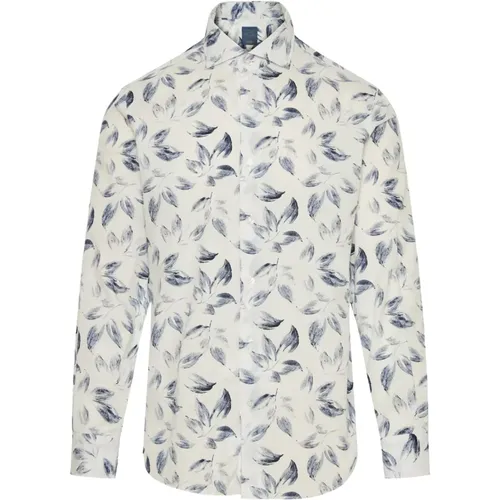 Cotton floral shirt , male, Sizes: M, XL - Barba - Modalova