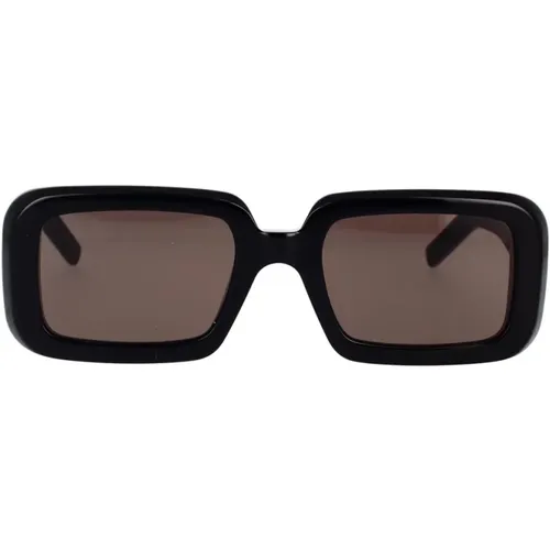 Rectangular Sunglasses SL 534 Sunrise 001 , male, Sizes: 52 MM - Saint Laurent - Modalova