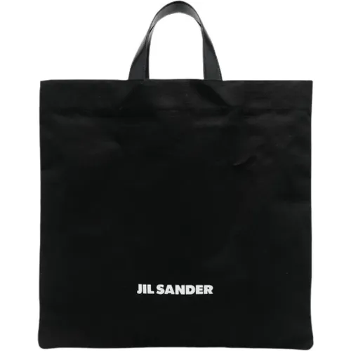 Logo-print Tote Bag for Men , male, Sizes: ONE SIZE - Jil Sander - Modalova