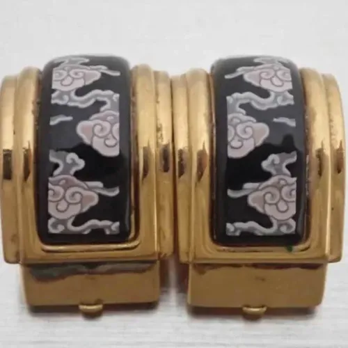 Pre-owned Metal earrings , female, Sizes: ONE SIZE - Hermès Vintage - Modalova